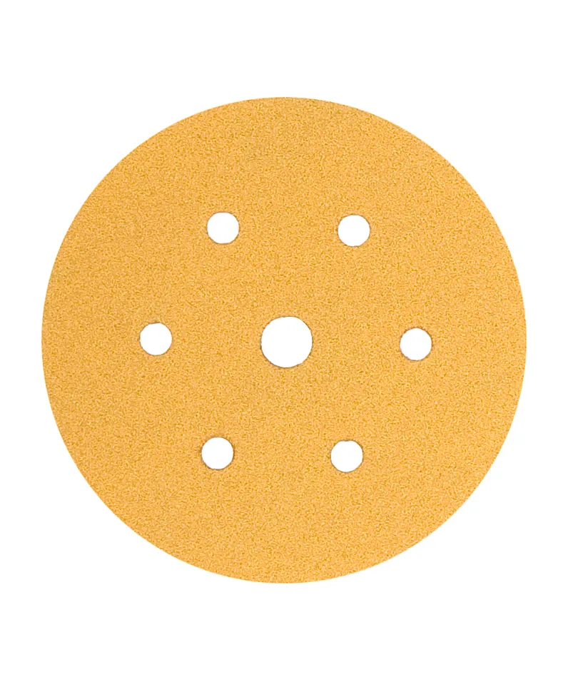 کاغذ سنباده برای دستگاه سنباده زن تعداد(10عدد) Sanding paper - 150mm, 7 holes, P400 - فروشگاه لوازم یدکی خودرو کاغذ سنباده برای دستگاه سنباده زن تعداد(10عدد) Sanding paper – 150mm, 7 holes, P400