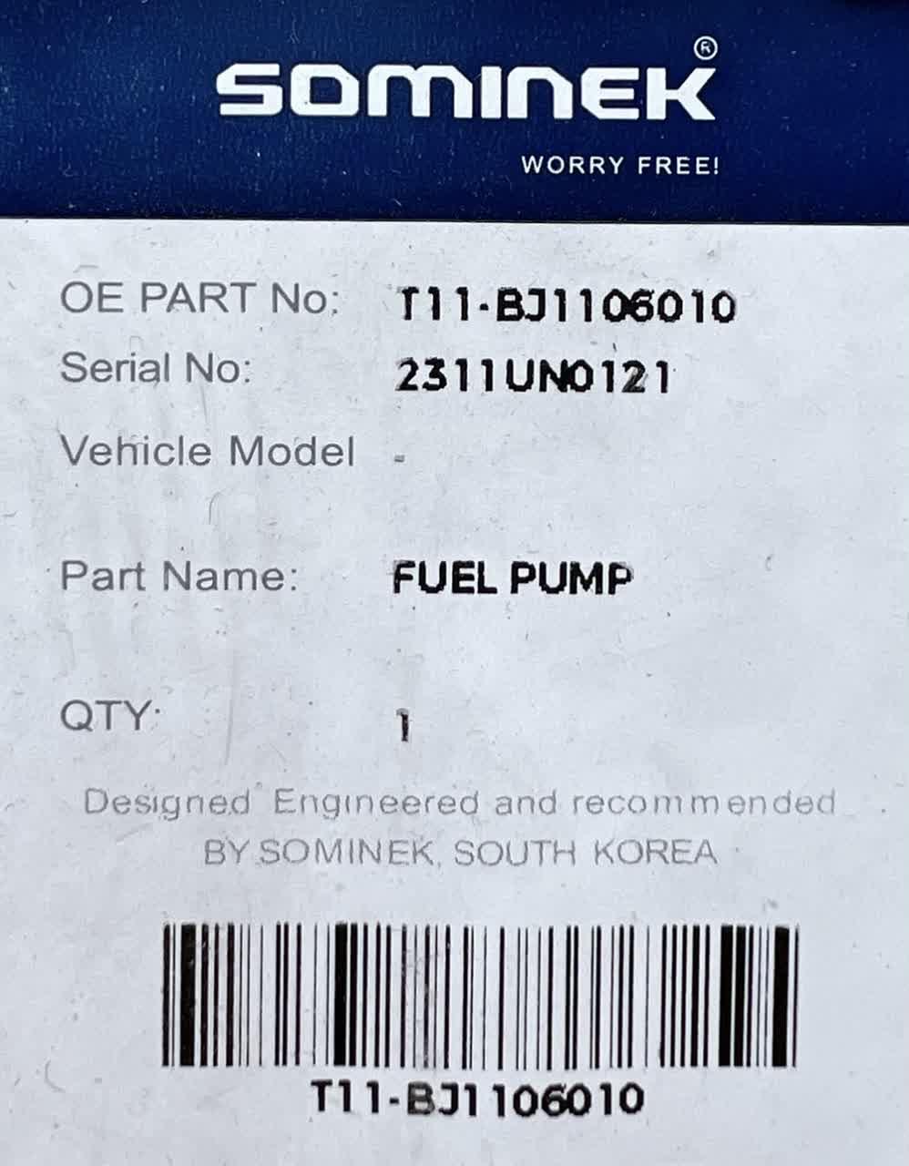 پمپ بنزين T11-BJ1106010 - فروشگاه لوازم یدکی خودرو پمپ بنزين T11-BJ1106010 - Image 2