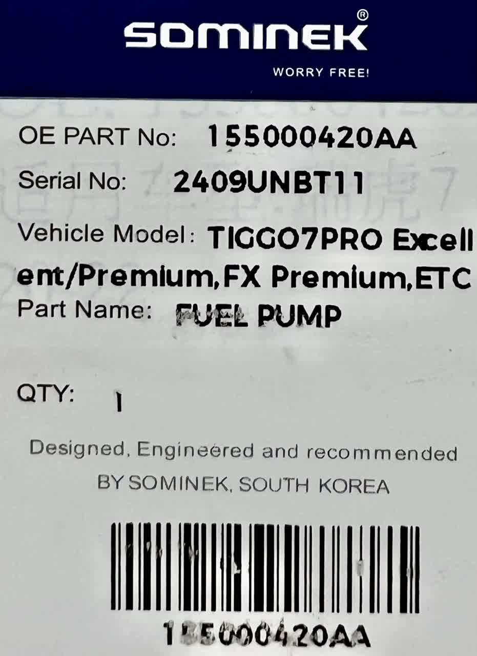 پمپ بنزين TiGGO 7 pro 155000420AA-CUN - فروشگاه لوازم یدکی خودرو پمپ بنزين TiGGO 7 pro 155000420AA-CUN - Image 2